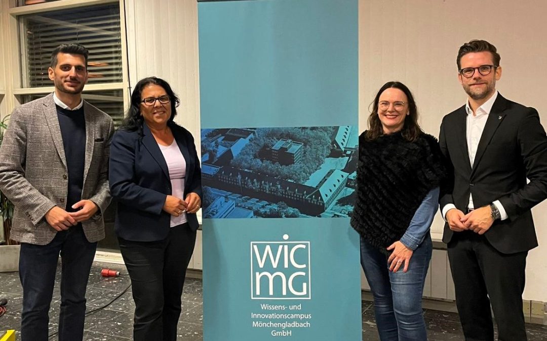 Gestern durften wir die SPD-Ratsfraktion bei uns auf dem Gelände des Wissens- und Innovationscampus Mönchengladbach begrüßen!